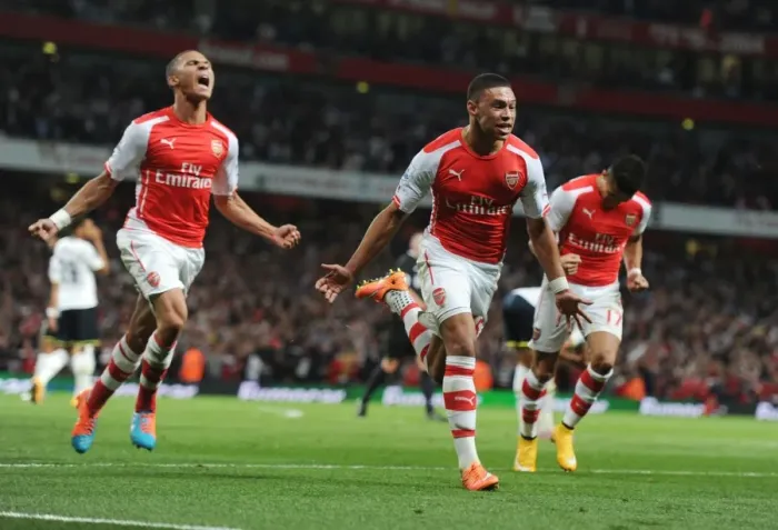Framed Print : Oxlade-Chamberlain's Dramatic Winner: Arsenal 1-0 Tottenham (2014-15) Framed Print : Oxlade-Chamberlain's Dramatic Winner: Arsenal 1-0 Tottenham (2014-15)