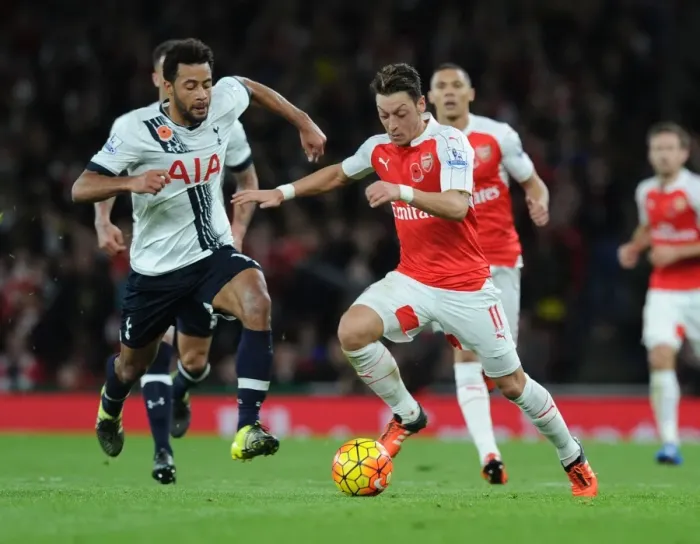 Framed Print : Ozil vs. Dembele: A Battle of Midfield Maestros in the Arsenal vs. Tottenham Rivalry (2015-16 Premier League) Framed Print : Ozil vs. Dembele: A Battle of Midfield Maestros in the Arsenal vs. Tottenham Rivalry (2015-16 Premier League)
