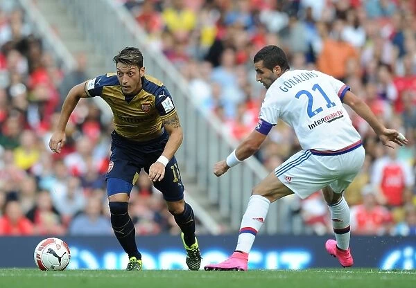 Ozil vs. Gonalons: Clash of Midfield Maestros at Emirates Cup 2015 / 16