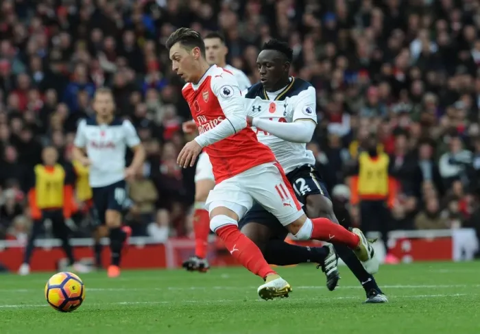 Framed Print : Ozil vs. Wanyama: A Premier League Showdown at the Emirates (2016-17) Framed Print : Ozil vs. Wanyama: A Premier League Showdown at the Emirates (2016-17)