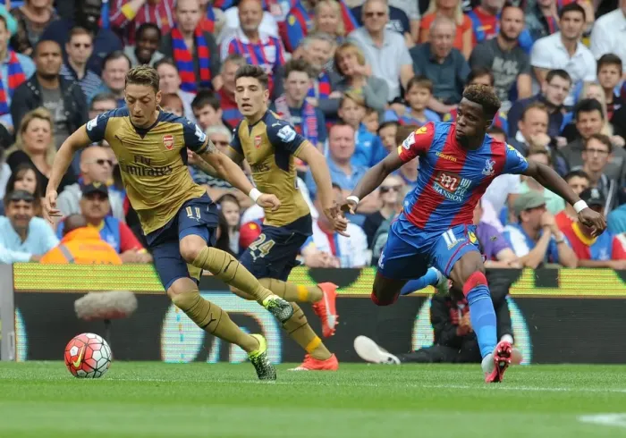 Framed Print : Ozil vs. Zaha: A Premier League Showdown at Crystal Palace (2015-16)