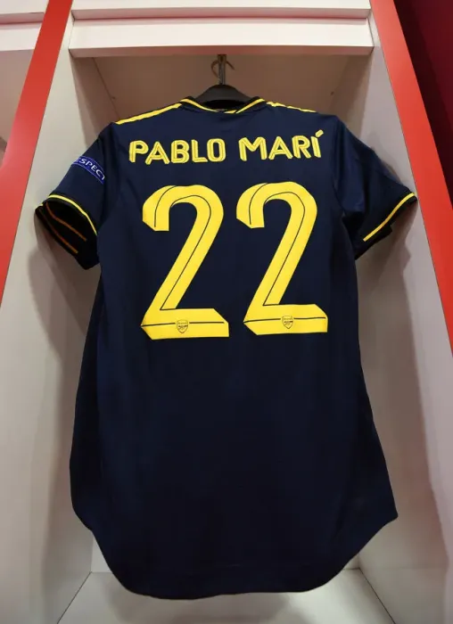Framed Print : Pablo Mari Prepares for Olympiacos-Arsenal Europa League Clash Framed Print : Pablo Mari Prepares for Olympiacos-Arsenal Europa League Clash