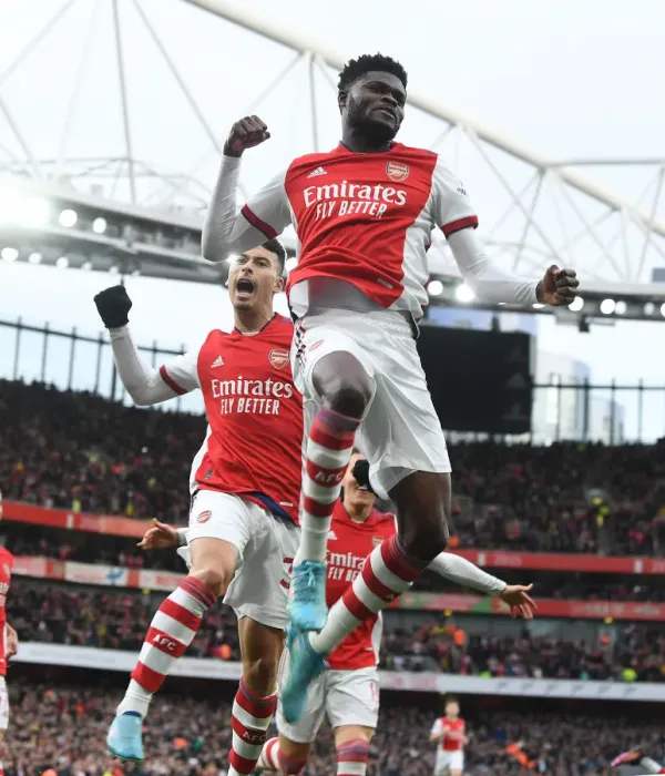 Framed Print : Partey and Martinelli: Unstoppable Arsenal Duo Strike First Goals Together Against Leicester City