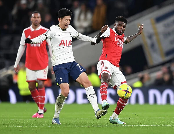 Partey vs. Son: Intense Battle in the Premier League Clash between Tottenham and Arsenal