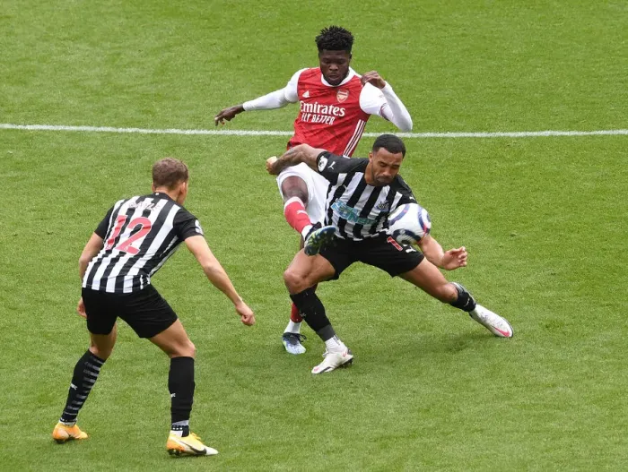 Framed Print : Partey vs Wilson: Thrilling Clash in Empty St. James Park - Newcastle United vs Arsenal, Premier League 2021 Framed Print : Partey vs Wilson: Thrilling Clash in Empty St. James Park - Newcastle United vs Arsenal, Premier League 2021
