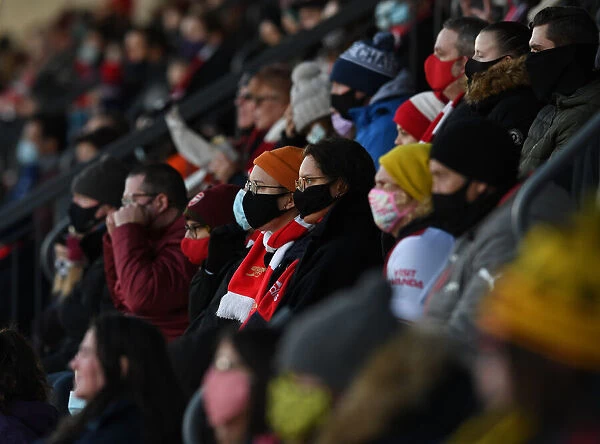 Passionate Arsenal Fans: Arsenal Women vs Birmingham City Women, FA WSL Match at Meadow Park