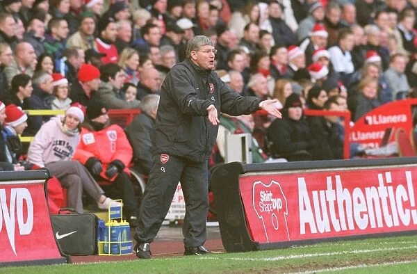 Pat Rice the Arsenal Assistant Manager. Charlton Athletic 0:1 Arsenal