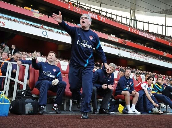 Pat Rice: Arsenal Assistant Manager During Intense Arsenal v Tottenham Clash (2011-12)