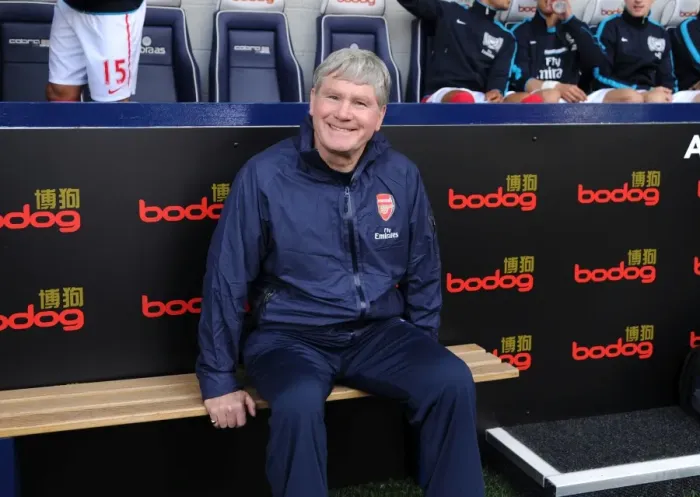 Framed Print : Pat Rice: Arsenal Assistant Manager Before West Bromwich Albion Match, 2011-12 Framed Print : Pat Rice: Arsenal Assistant Manager Before West Bromwich Albion Match, 2011-12