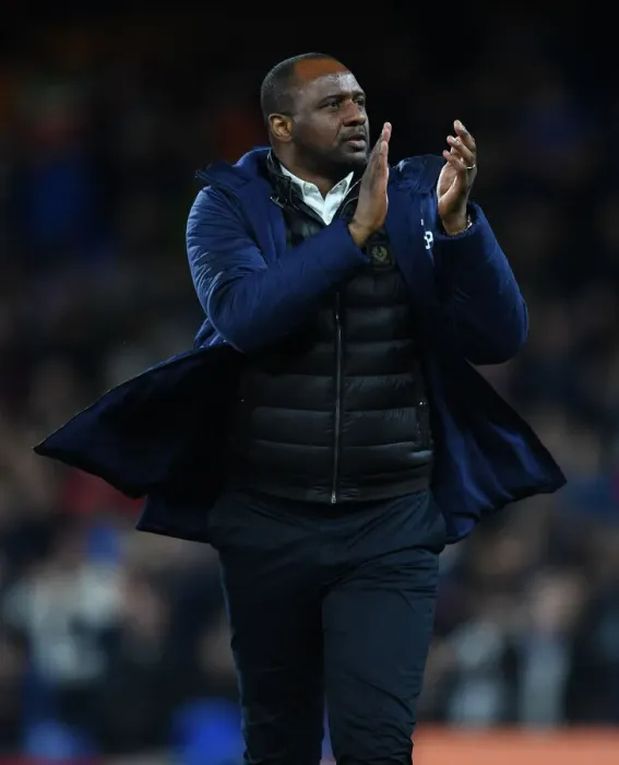 Framed Print : Patrick Vieira Celebrates with Crystal Palace Fans After Arsenal Match Framed Print : Patrick Vieira Celebrates with Crystal Palace Fans After Arsenal Match