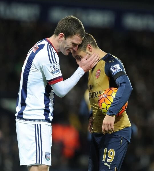 The Penalty Showdown: A Moment of Sportsmanship Between Santi Cazorla and Craig Gardner (West Bromwich Albion vs. Arsenal, 2015-16)
