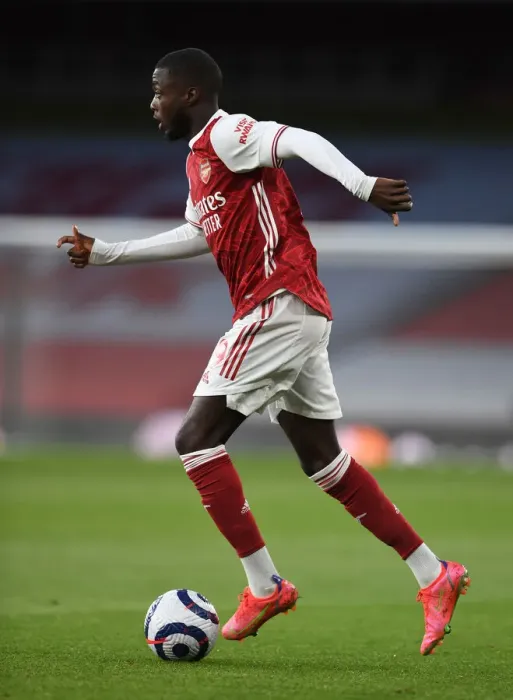 Framed Print : Pepe in Action: Arsenal vs Everton, Premier League 2020-21 Framed Print : Pepe in Action: Arsenal vs Everton, Premier League 2020-21