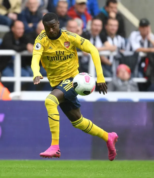 Framed Print : Pepe in Action: Arsenal vs. Newcastle United, Premier League 2019-20 Framed Print : Pepe in Action: Arsenal vs. Newcastle United, Premier League 2019-20