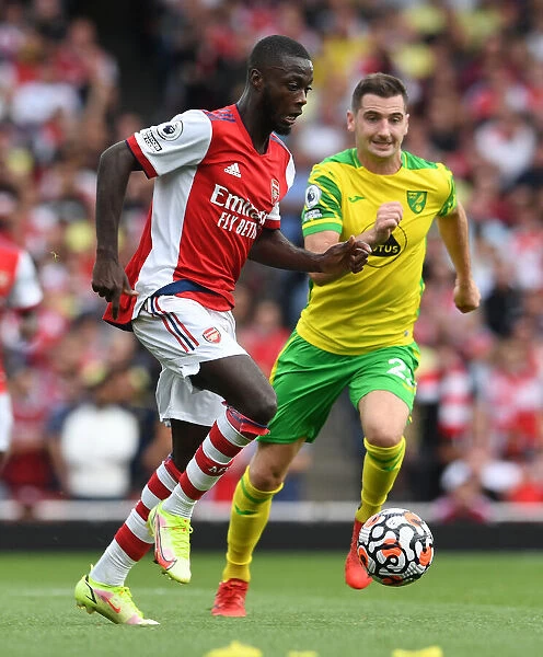 Pepe in Action: Arsenal vs. Norwich City, Premier League 2021-22