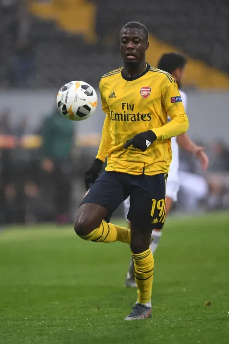 Framed Print : Pepe in Action: Arsenal vs. Vitoria Guimaraes, UEFA Europa League (November 2019)