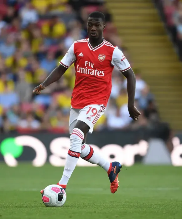 Framed Print : Pepe in Action: Arsenal's Star Forward Shines Against Watford in Premier League 2019-20 Framed Print : Pepe in Action: Arsenal's Star Forward Shines Against Watford in Premier League 2019-20