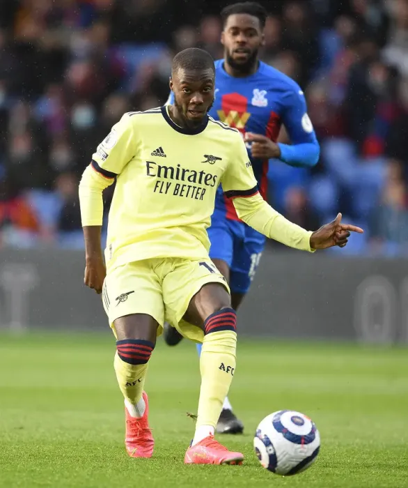 Framed Print : Pepe in Action: Crystal Palace vs. Arsenal, Premier League 2020-21 Framed Print : Pepe in Action: Crystal Palace vs. Arsenal, Premier League 2020-21