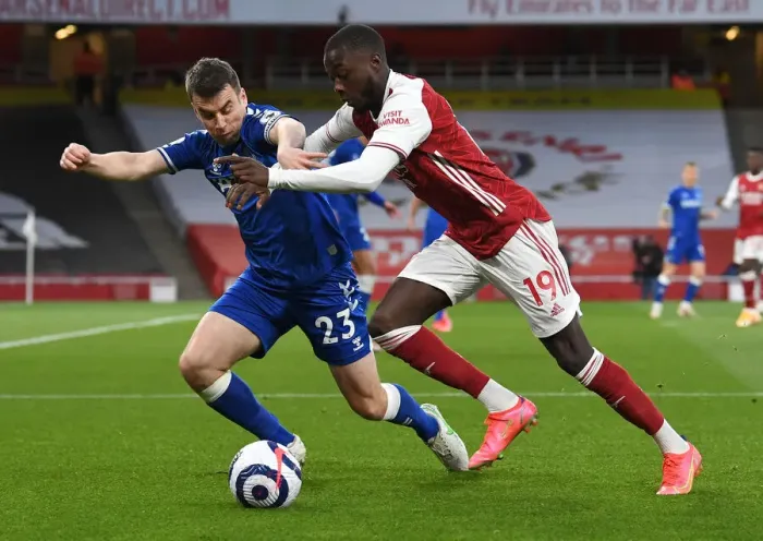 Framed Print : Pepe vs. Coleman: A Premier League Rivalry Ignites at Arsenal vs. Everton Framed Print : Pepe vs. Coleman: A Premier League Rivalry Ignites at Arsenal vs. Everton