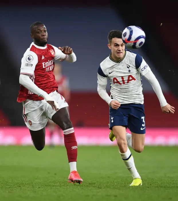Framed Print : Pepe vs. Reguilon: A Battle of Wits in the Arsenal vs. Tottenham Rivalry Framed Print : Pepe vs. Reguilon: A Battle of Wits in the Arsenal vs. Tottenham Rivalry