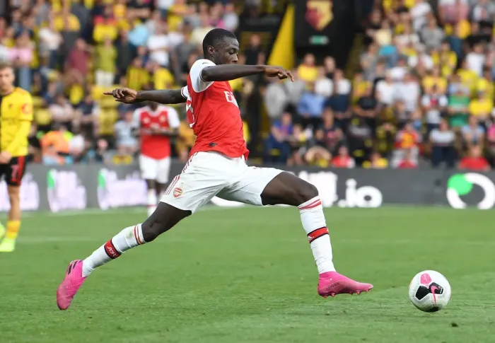 Framed Print : Pepe's Premier Debut: Arsenal's Star Performance Against Watford (September 2019) Framed Print : Pepe's Premier Debut: Arsenal's Star Performance Against Watford (September 2019)