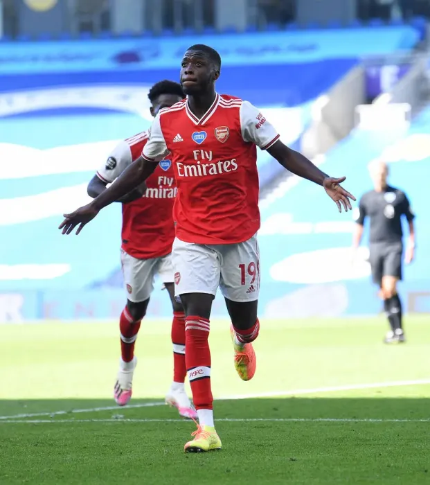 Framed Print : Pepe's Thriller: Arsenal's Exhilarating Victory at Brighton (2019-20) Framed Print : Pepe's Thriller: Arsenal's Exhilarating Victory at Brighton (2019-20)
