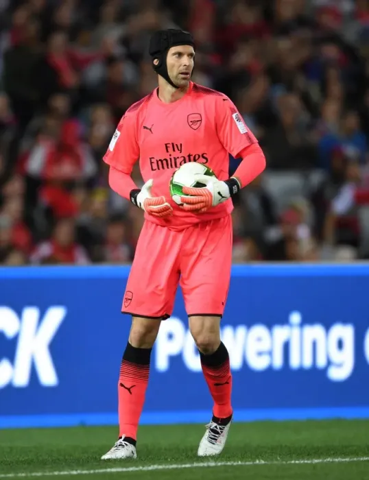 Framed Print : Petr Cech in Action: Sydney FC vs. Arsenal Pre-Season Friendly (2017) Framed Print : Petr Cech in Action: Sydney FC vs. Arsenal Pre-Season Friendly (2017)