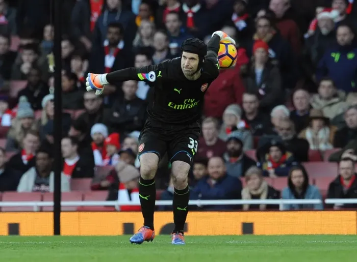 Framed Print : Petr Cech (Arsenal). Arsenal 1: 0 West Bromwich Albion. Premier League. Emirates Stadium