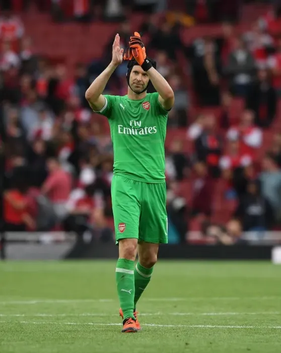 Framed Print : Petr Cech: Arsenal FC vs Manchester City - Premier League Showdown (2018-19)