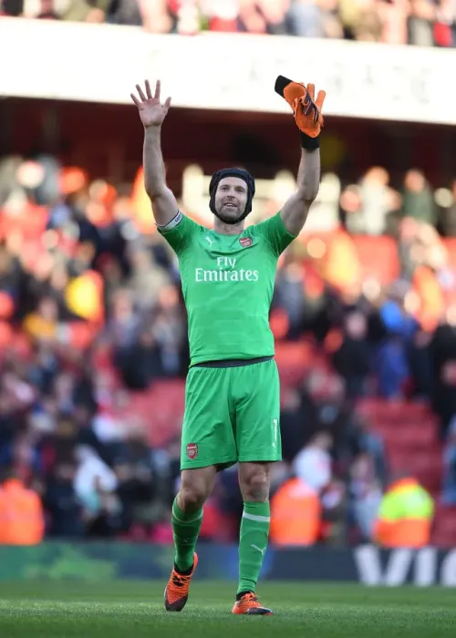Framed Print : Petr Cech: Arsenal's Steadfast Guardian (Arsenal v Everton, 2018-19)