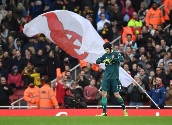 Petr Cech: Post-Match Reflection at Arsenal's Emirates Stadium (Arsenal v Watford, Premier League 2017-18)