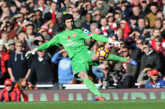 Framed Print : Petr Cech's Battle: Arsenal vs. Tottenham Rivalry at Emirates Stadium (2016-17)