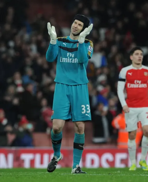 Framed Print : Petr Cech's Emotional Reaction: Arsenal vs Newcastle United, Premier League 2016
