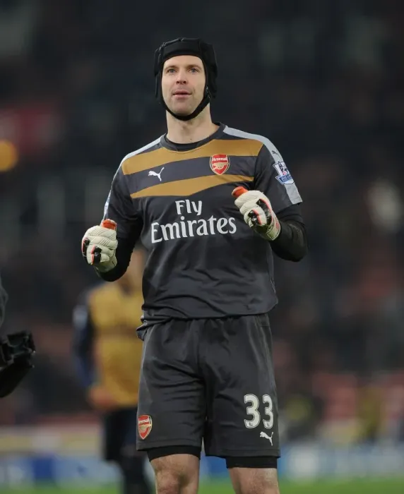 Framed Print : Petr Cech's Reaction: Arsenal's Goalkeeper After the Tough Stoke City Match, Premier League 2015-16 Framed Print : Petr Cech's Reaction: Arsenal's Goalkeeper After the Tough Stoke City Match, Premier League 2015-16