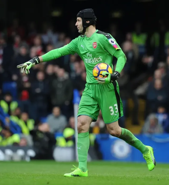 Framed Print : Petr Cech's Unwavering Focus: A Legendary Goalkeeper in the Chelsea vs. Arsenal Rivalry (2016-17) Framed Print : Petr Cech's Unwavering Focus: A Legendary Goalkeeper in the Chelsea vs. Arsenal Rivalry (2016-17)