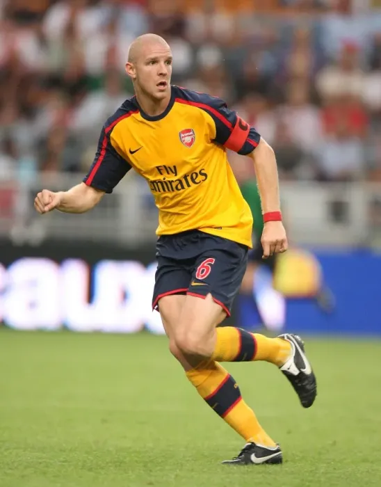 Framed Print : Philippe Senderos in Action for Arsenal Against Seville at the Amsterdam Tournament, 2008