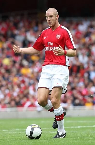 Philippe Senderos Victory: Arsenal 1-0 Real Madrid, Emirates Cup 2008
