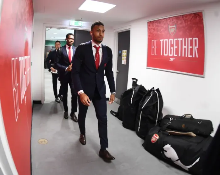 Framed Print : Pierre-Emerick Aubameyang in Arsenal Changing Room Before Carabao Cup Final vs Manchester City Framed Print : Pierre-Emerick Aubameyang in Arsenal Changing Room Before Carabao Cup Final vs Manchester City