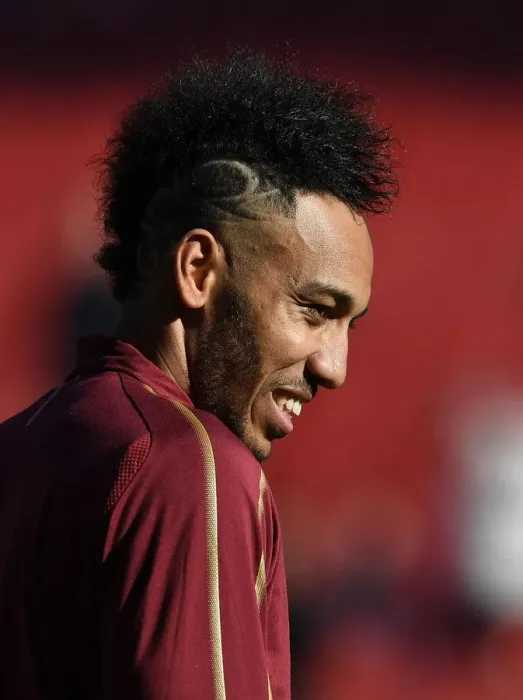 Framed Print : Pierre-Emerick Aubameyang: Arsenal's Ready-to-Roar Striker Ahead of Arsenal vs Southampton Clash