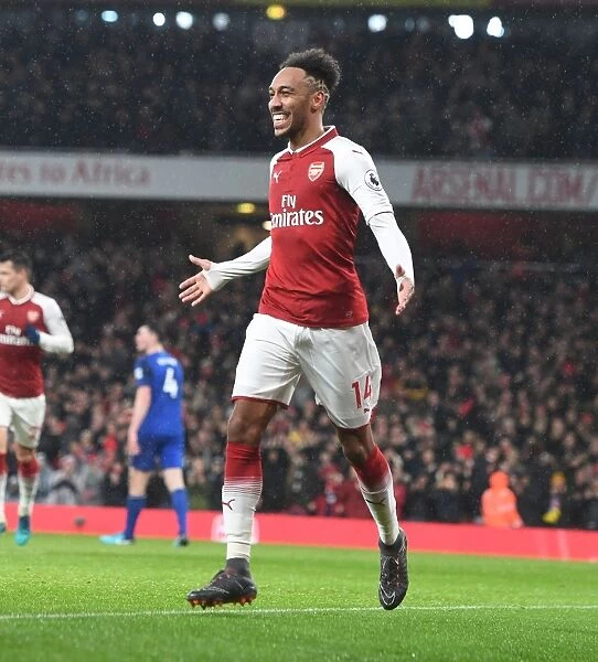 Pierre-Emerick Aubameyang's Brace: Arsenal's Victory Over Everton (2017-18)