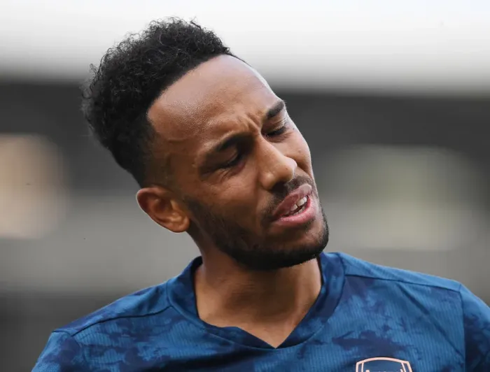Framed Print : Pierre-Emerick Aubameyang's Premier League Debut for Arsenal Against Fulham, 2020-21 Season