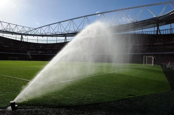 Pitch Preparation: Arsenal vs Liverpool - FA Cup Fifth Round, Emirates Stadium, London