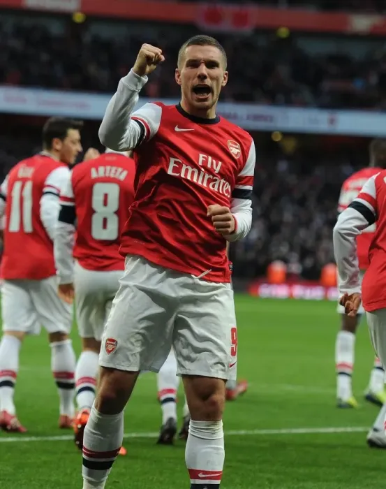 Framed Print : Podolski's Brace: Arsenal's FA Cup Triumph over Liverpool Framed Print : Podolski's Brace: Arsenal's FA Cup Triumph over Liverpool