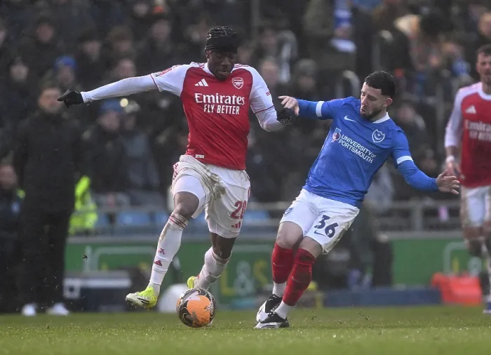 Framed Print : Portsmouth v Arsenal - Emirates FA Cup Third Round Framed Print : Portsmouth v Arsenal - Emirates FA Cup Third Round