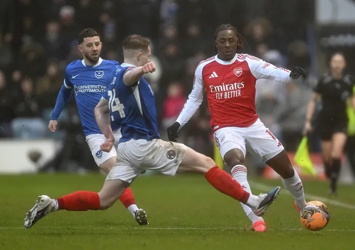 Framed Print : Portsmouth v Arsenal - Emirates FA Cup Third Round Framed Print : Portsmouth v Arsenal - Emirates FA Cup Third Round