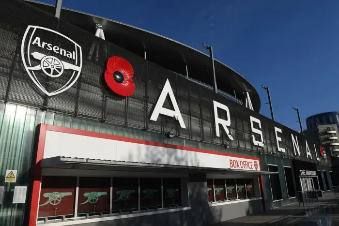 Framed Print : Pre-Match Atmosphere at Emirates Stadium: Arsenal FC vs Molde FK, UEFA Europa League 2020-21