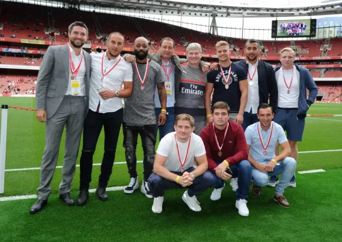 Framed Print : Pre Match Community Presentation. Arsenal Legends 4: 2 Milan Glorie Framed Print : Pre Match Community Presentation. Arsenal Legends 4: 2 Milan Glorie