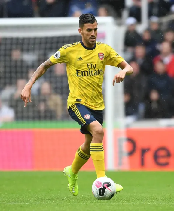 Framed Print : Premier League Clash: Dani Ceballos Shines for Arsenal vs. Newcastle United (2019-20)