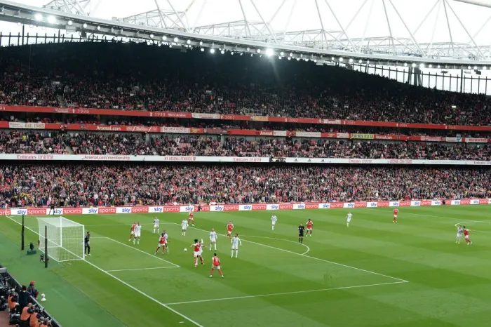 Framed Print : Premier League Showdown: Arsenal vs. Liverpool at Emirates Stadium, October 2022