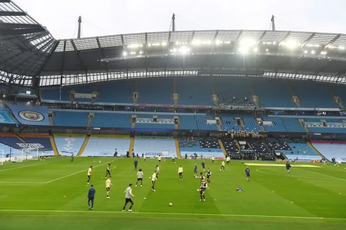 Framed Print : Premier League Showdown: Arsenal vs Manchester City - Warm-Up at Etihad Stadium Framed Print : Premier League Showdown: Arsenal vs Manchester City - Warm-Up at Etihad Stadium