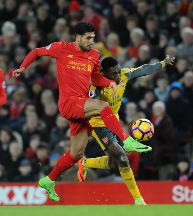 Framed Print : Premier League Showdown: Liverpool vs. Arsenal - Battle at Anfield, March 2017
